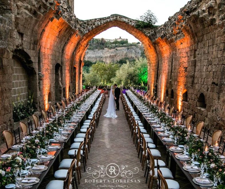 Roberta Torresan con Andrea Naar Alba: gli scenari del destination wedding