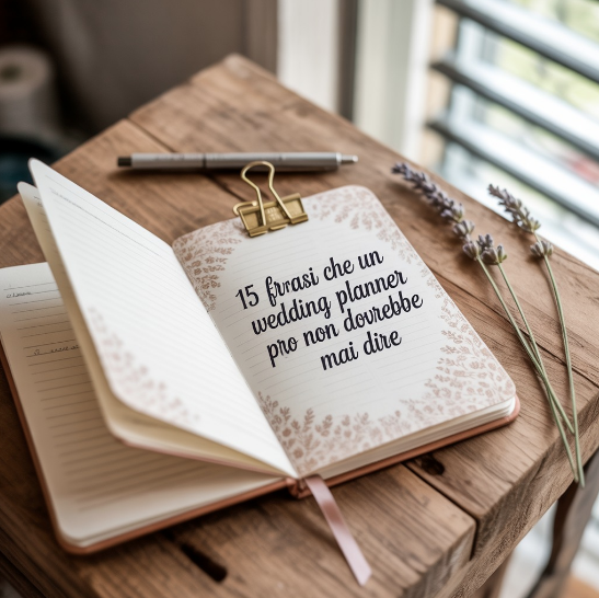 15 Frasi che un Wedding Planner PRO non dovrebbe mai dire (e cosa dire invece)