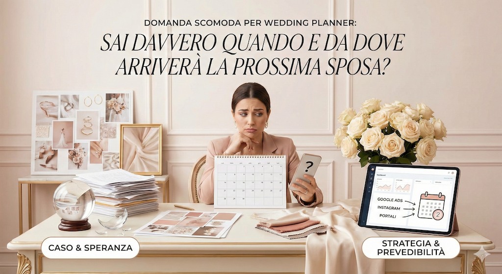 Marketing per wedding planner: come rendere prevedibili le richieste (e smettere di sperare)