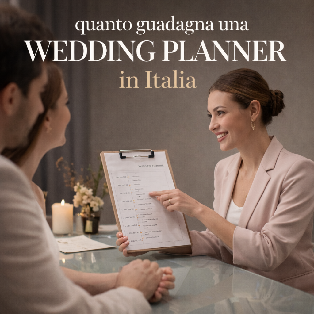 Quanto guadagna una wedding planner in Italia: stipendi, tariffe e verità che nessuno dice