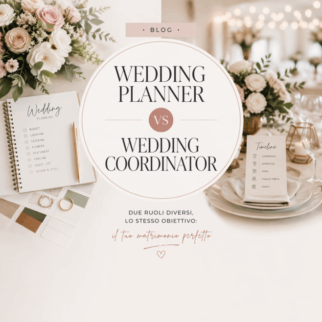 Wedding planner e wedding coordinator: differenze, ruoli e quale figura fa per te